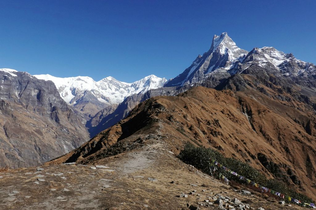 En montant au "View Point supérieur" (4000m),  nous sommes seuls et la vue est incroyable